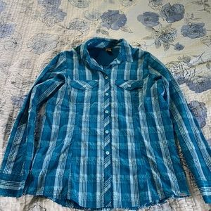 Eddie Bauer Summer Plaid Shirt